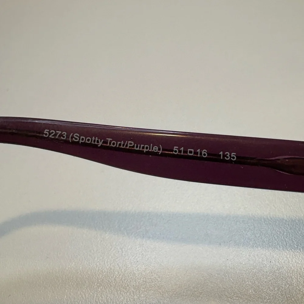 COACH EYEGLASSES HC6062(Darcy)5273‎ (Spotty Tort/Purple) 51•16•135 COACH GLASSES
